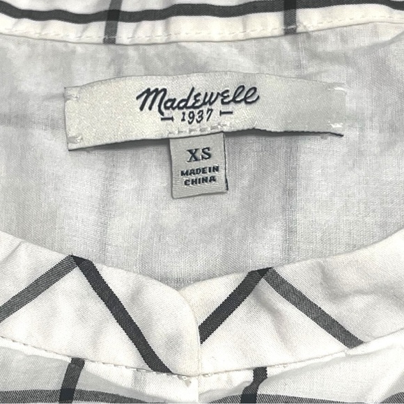 Madewell Grid Print Dress - Picture 5 of 11